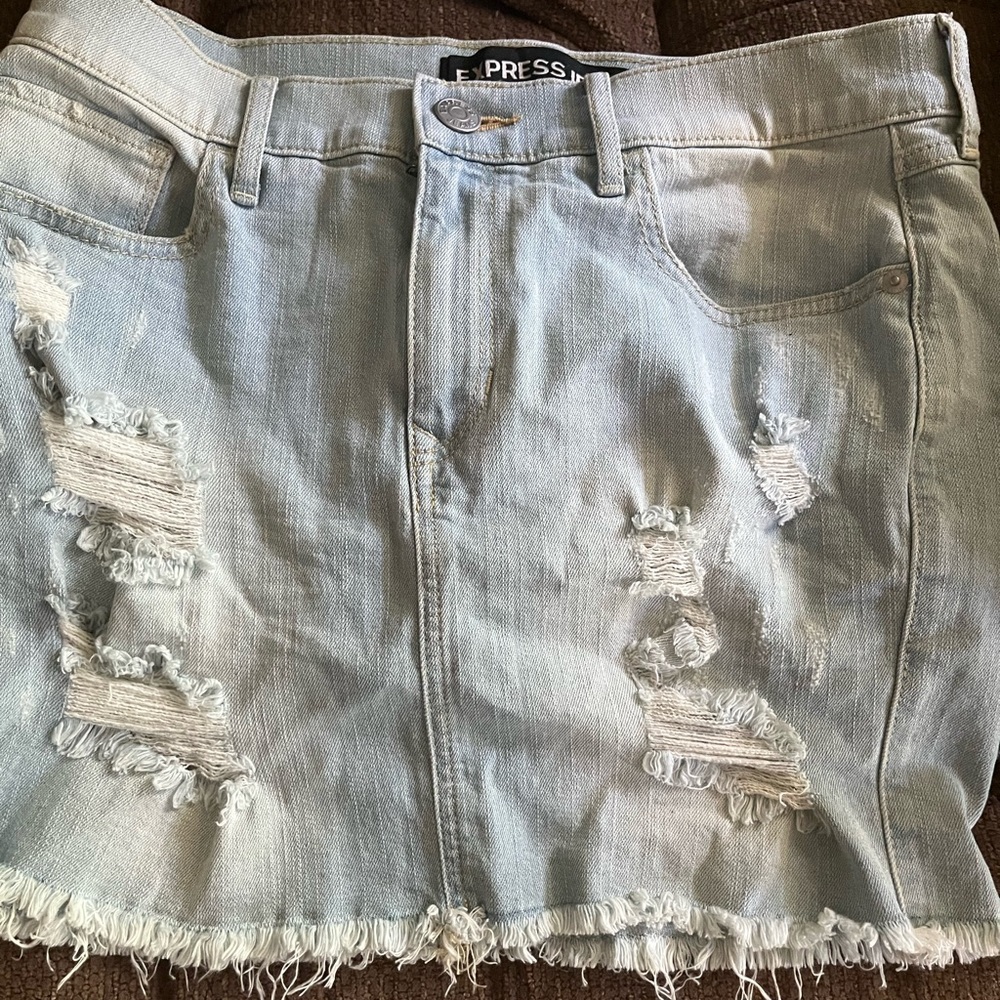 Express jean skirt - womens